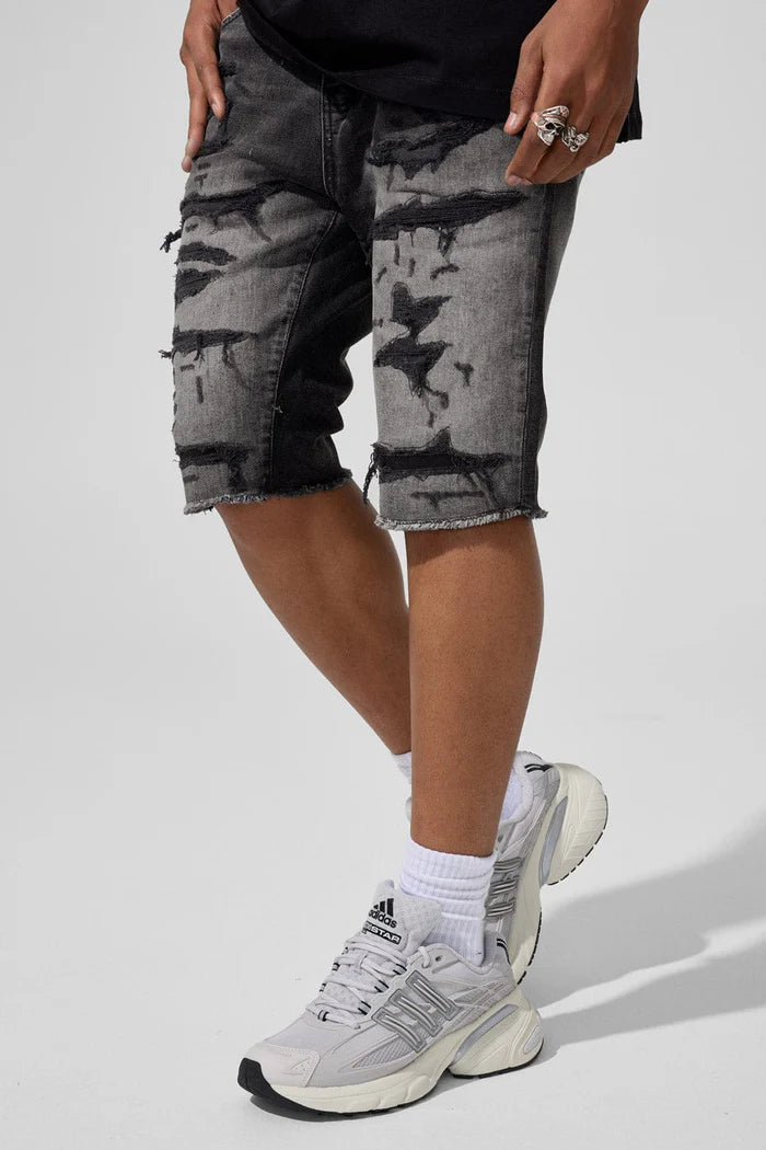 Jordan Craig - Rip And Repair Denim Shorts