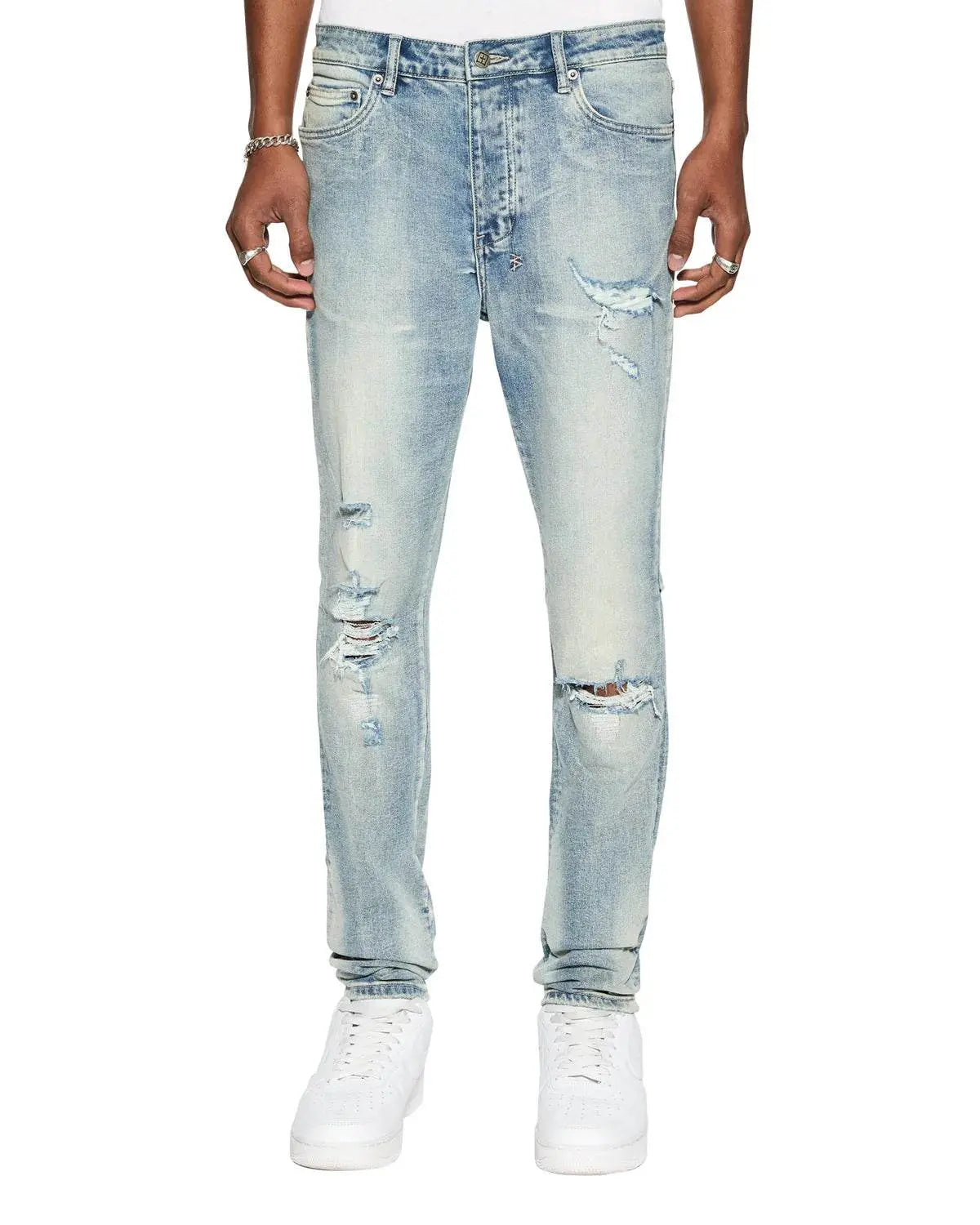 Ksubi Men's Chitch Punk Thrashed Light-Wash Jeans - BLVD
