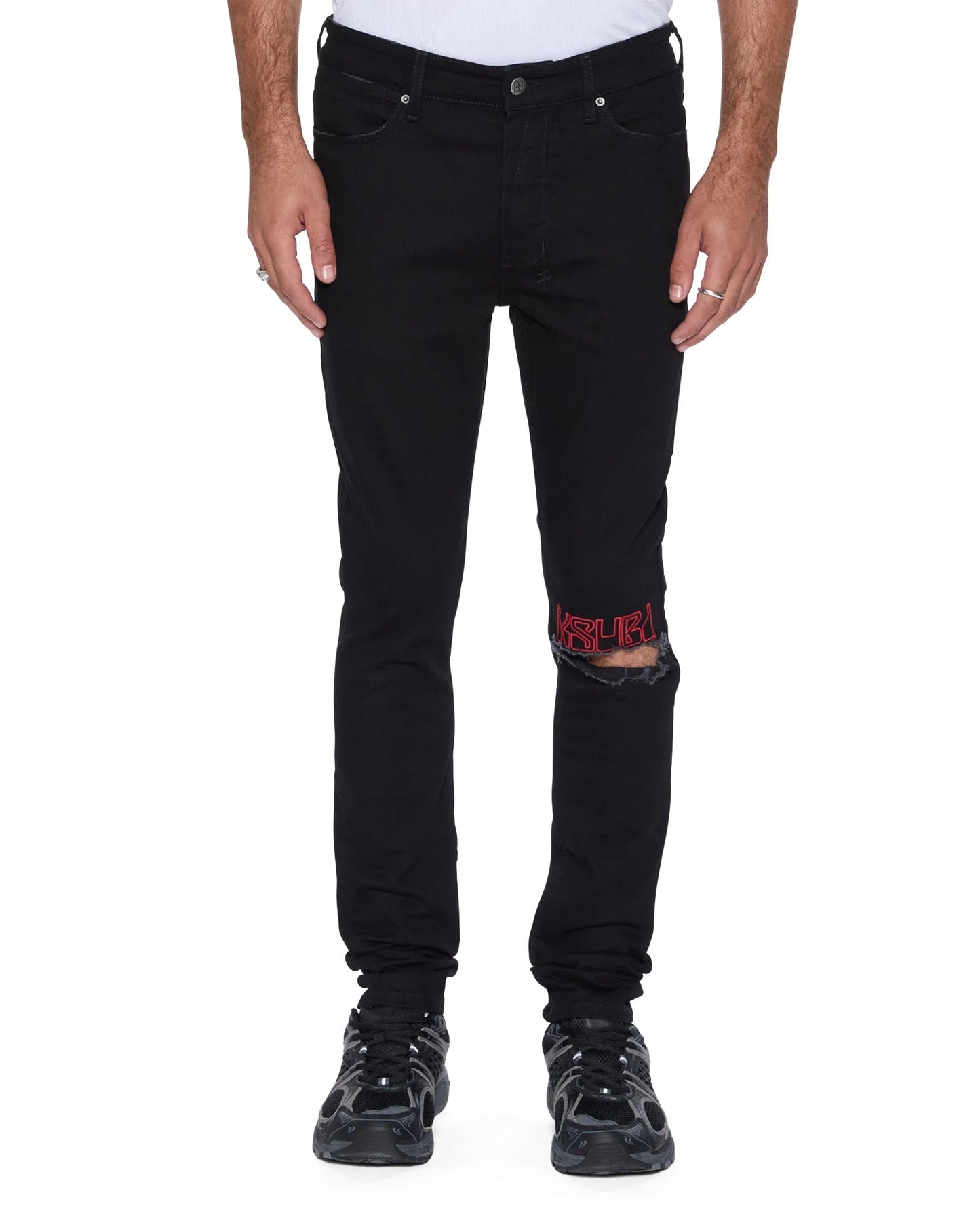 Ksubi Men's - Van Winkle Laid Black Sting - Black