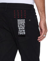 Ksubi Men's - Van Winkle Laid Black Sting - Black KSUBI