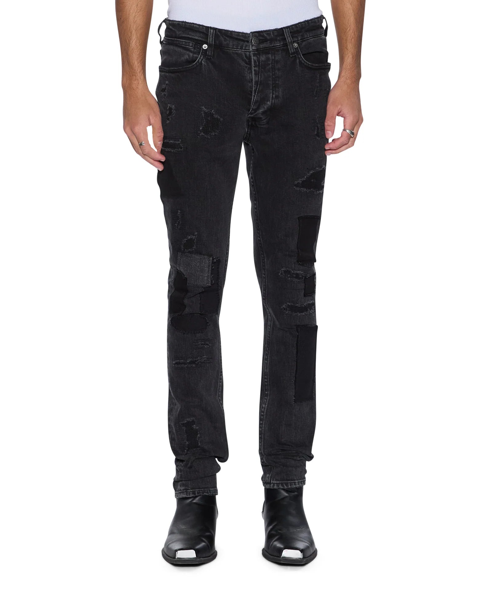 Ksubi Men's - Van Winkle Led Black Rockstar Repair - Black KSUBI