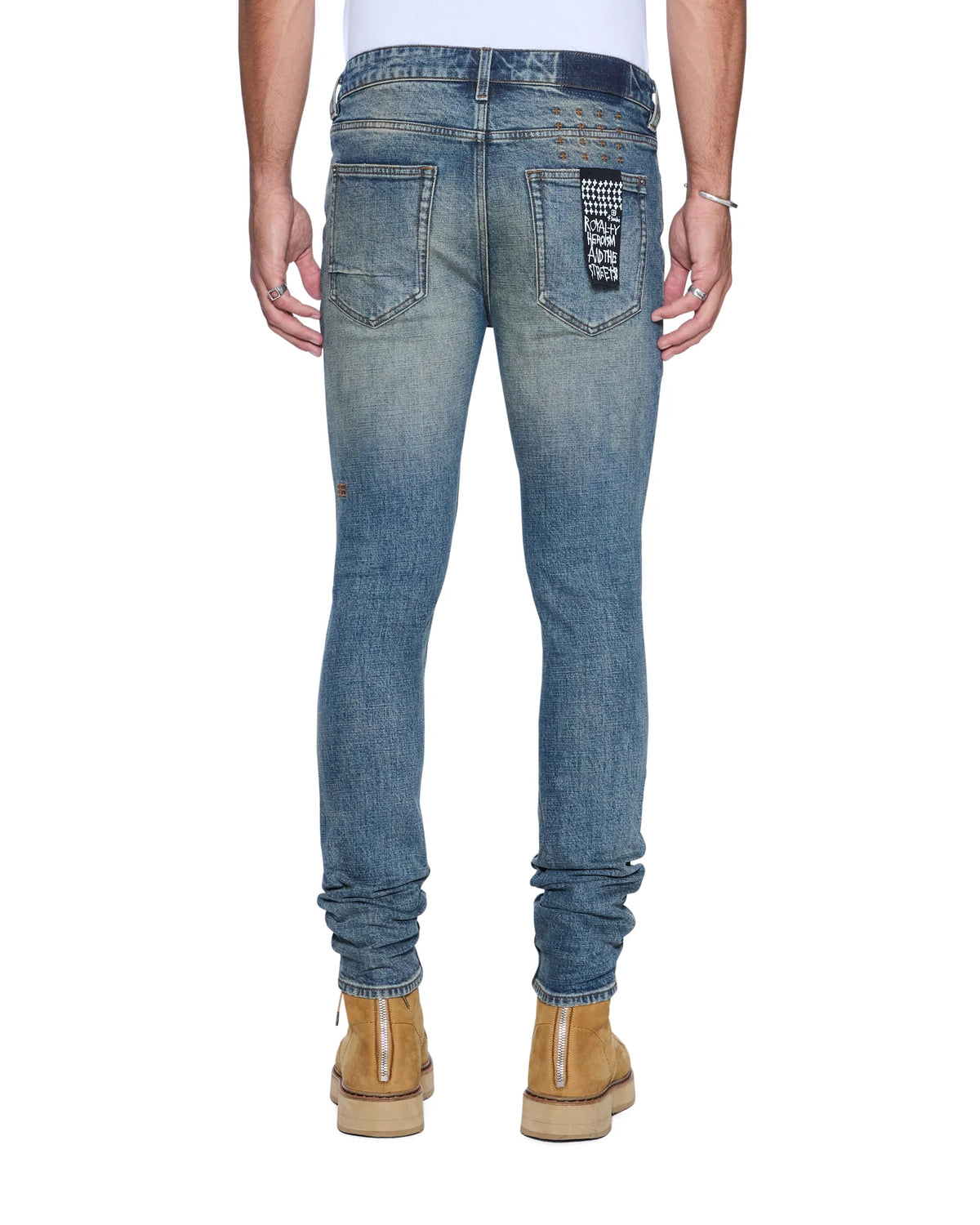 Ksubi Men's - Van Winkle Re-up Blue - Vintage Mid Blue