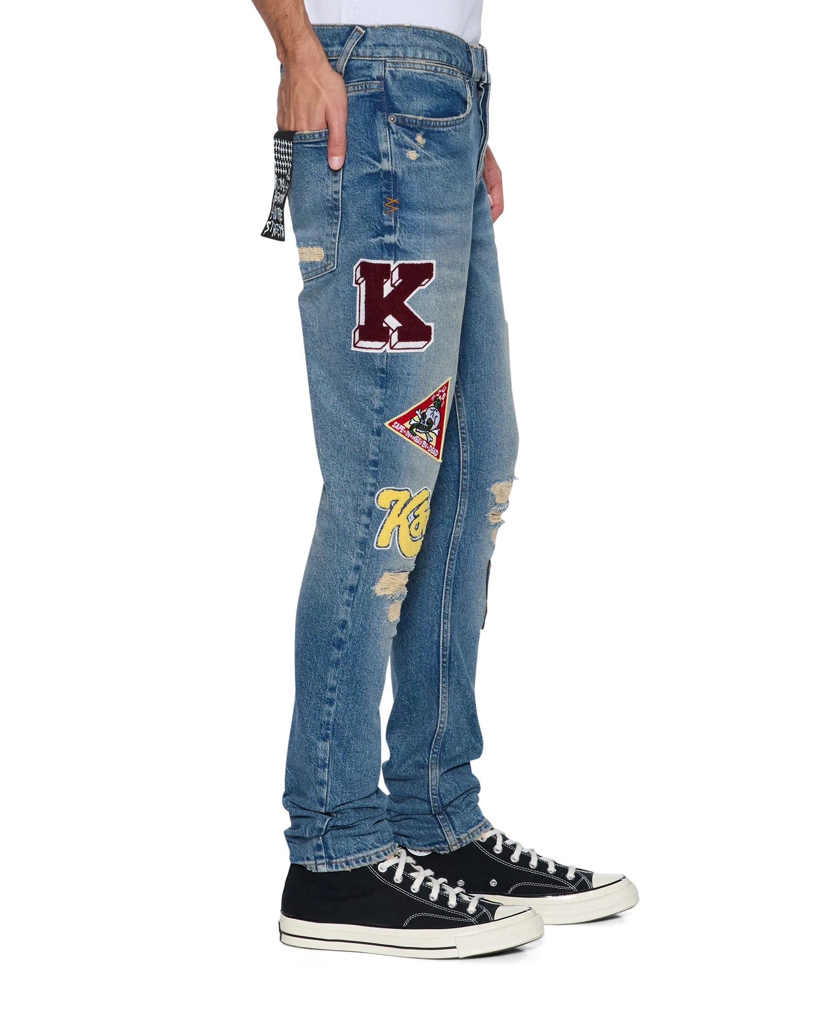 Ksubi Men's - Van Winkle Rodeo Patched - Indigo KSUBI