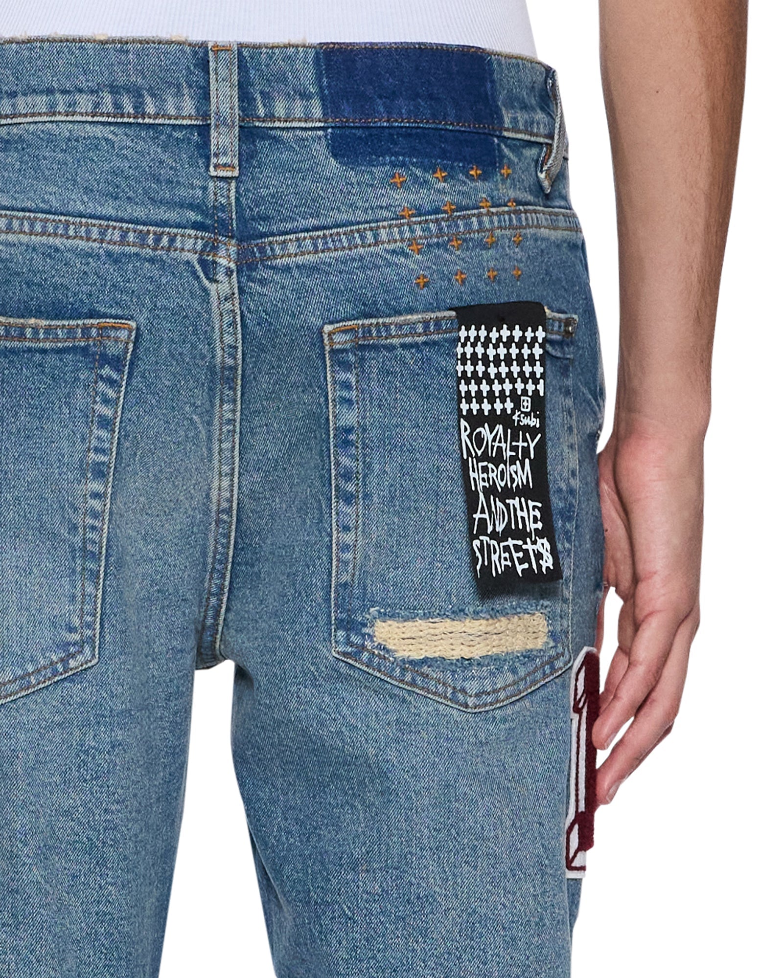 Ksubi Men's - Van Winkle Rodeo Patched - Indigo KSUBI