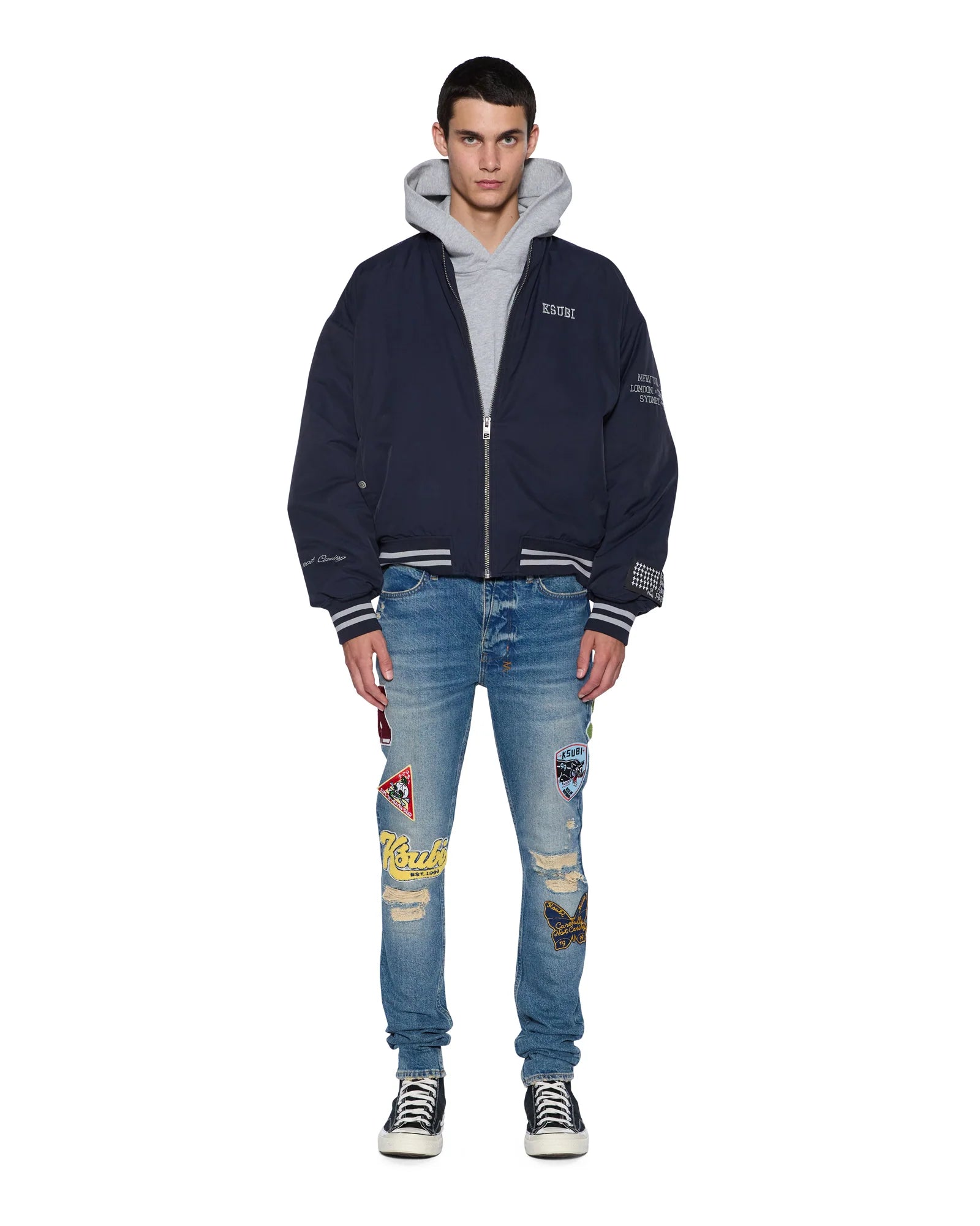 Ksubi Men's - Van Winkle Rodeo Patched - Indigo KSUBI