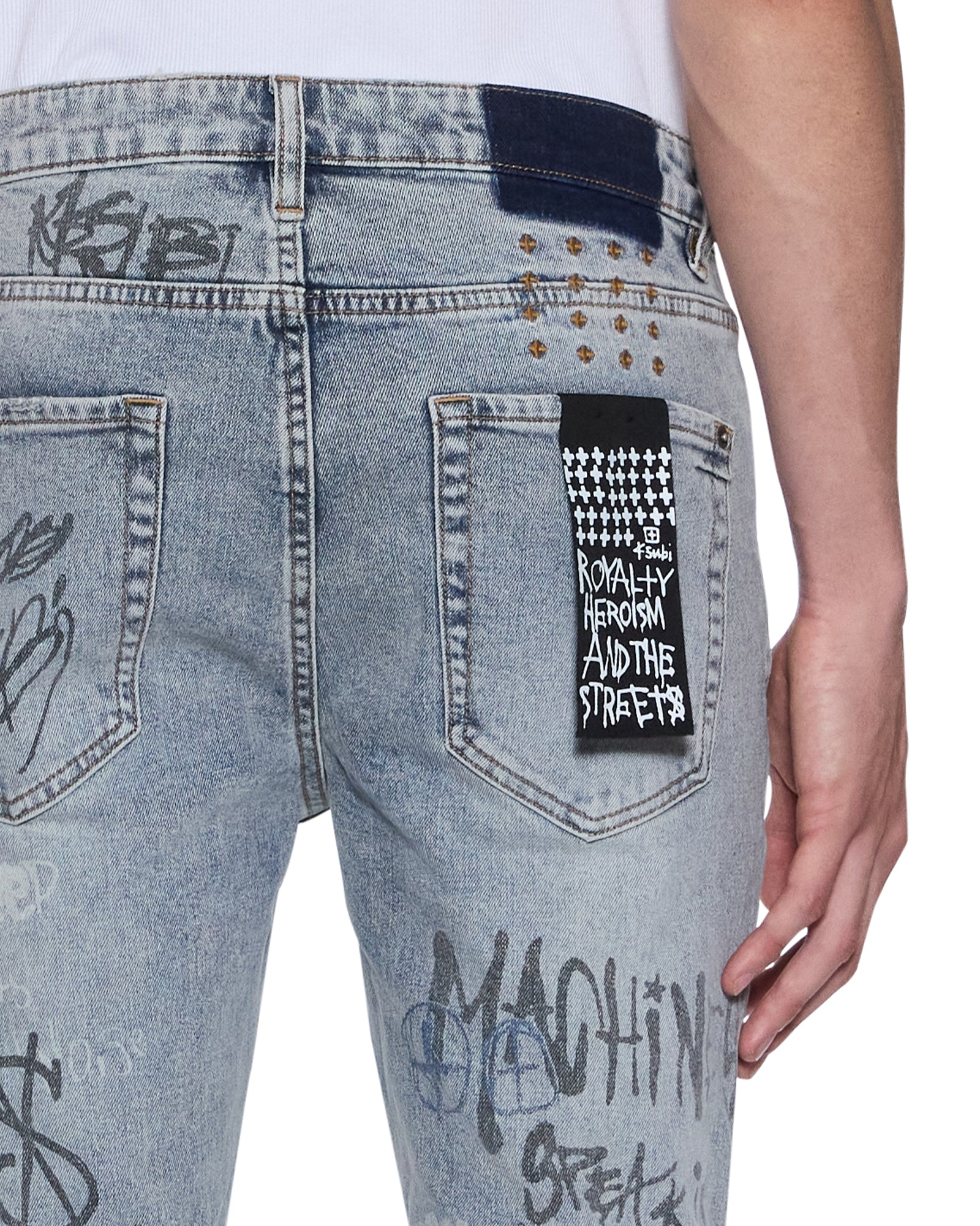 Ksubi Men's - Van Winkle Rogue Blue Graffiti - Blue