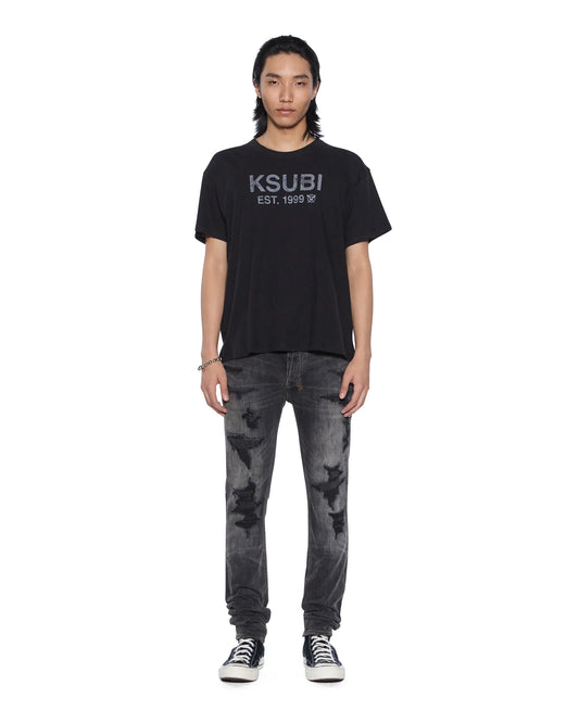 Ksubi Men's - Van Winkle Retorqued Repair - Black Wash KSUBI