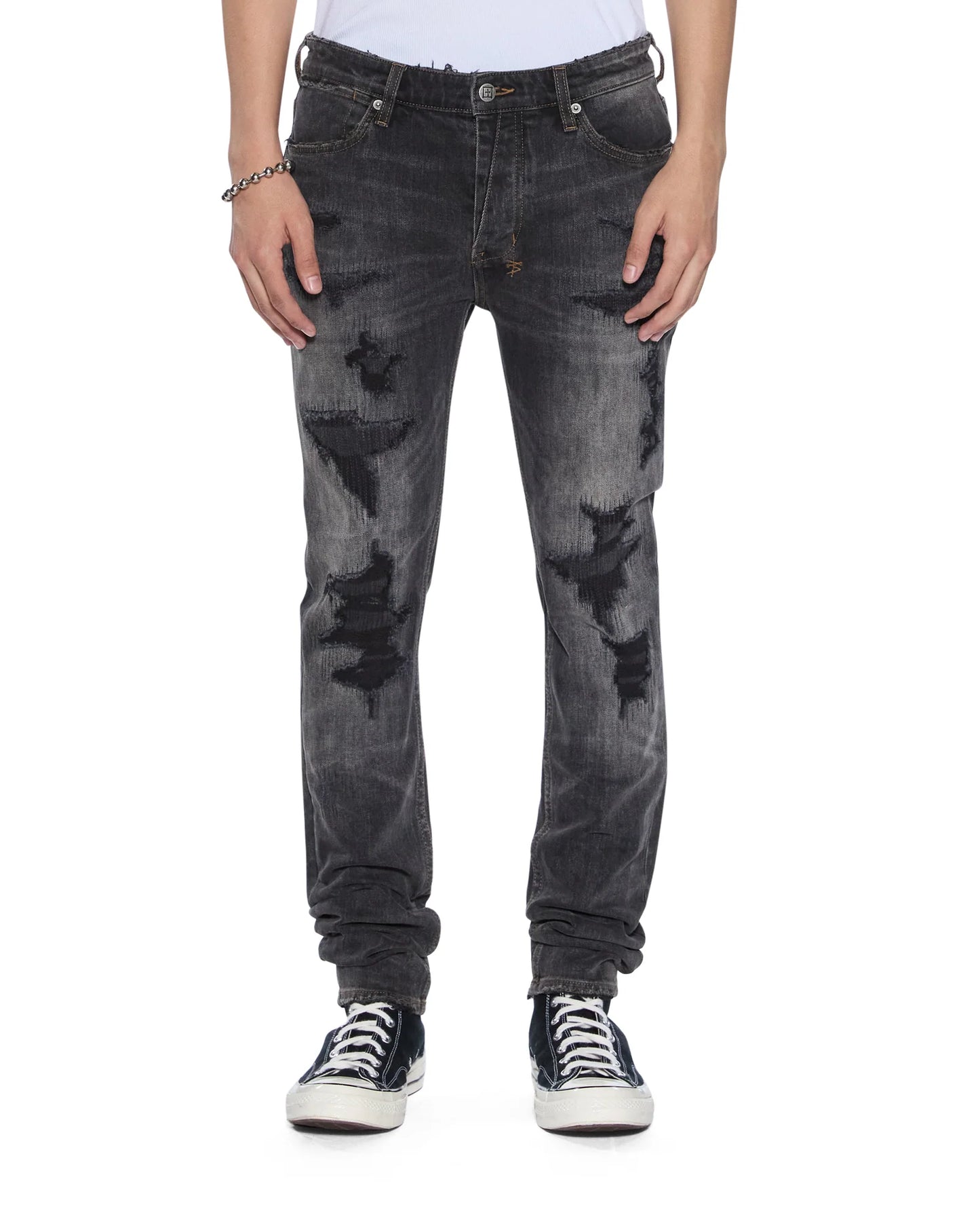 Ksubi Men's - Van Winkle Retorqued Repair - Black Wash KSUBI