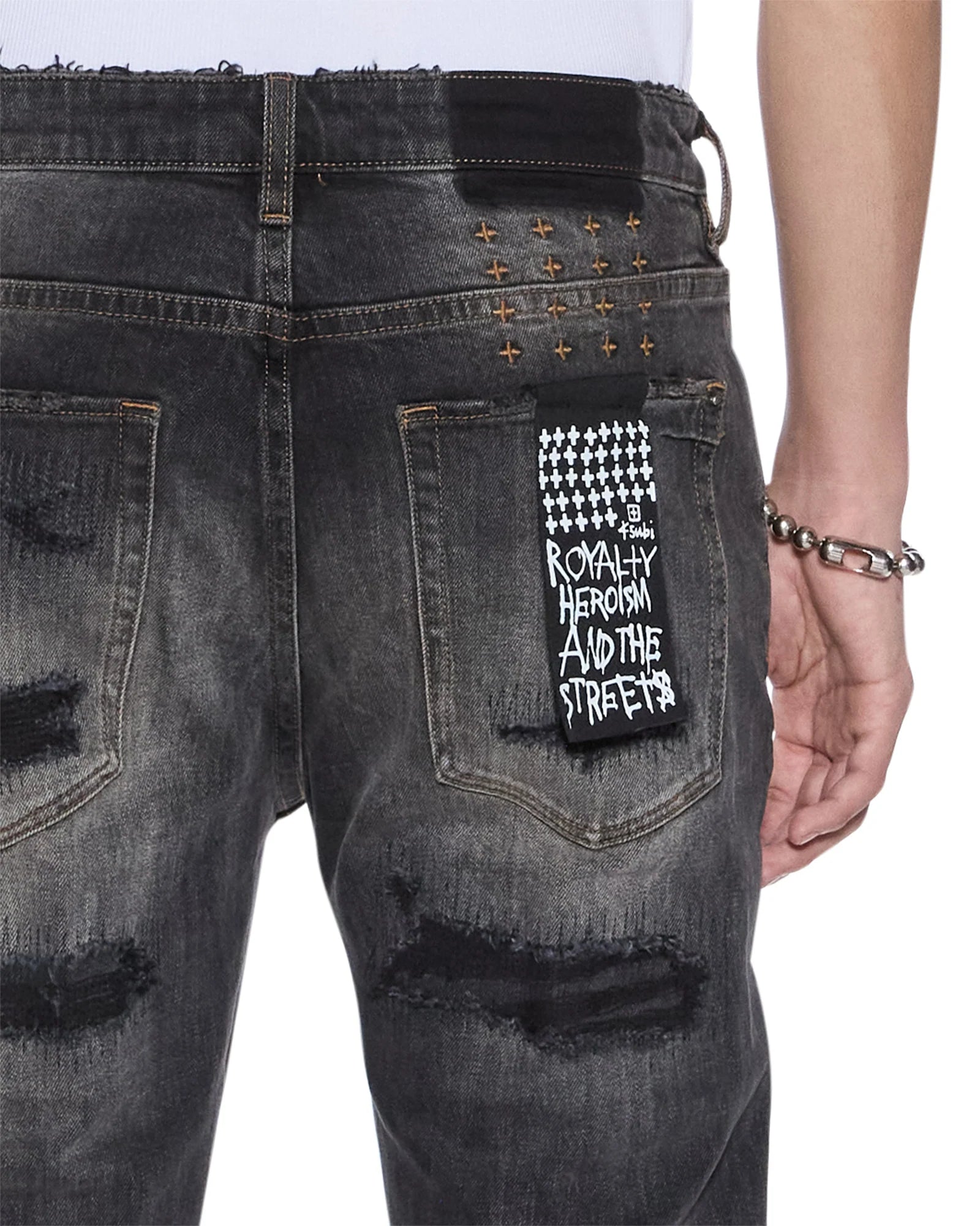 Ksubi Men's - Van Winkle Retorqued Repair - Black Wash KSUBI