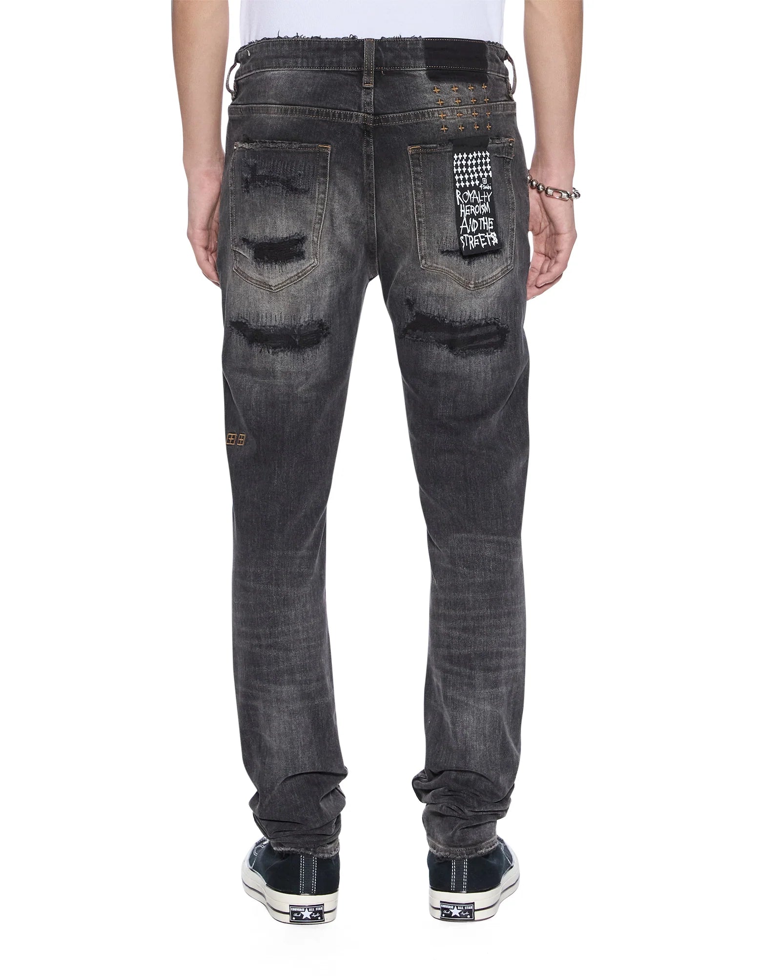Ksubi Men's - Van Winkle Retorqued Repair - Black Wash KSUBI