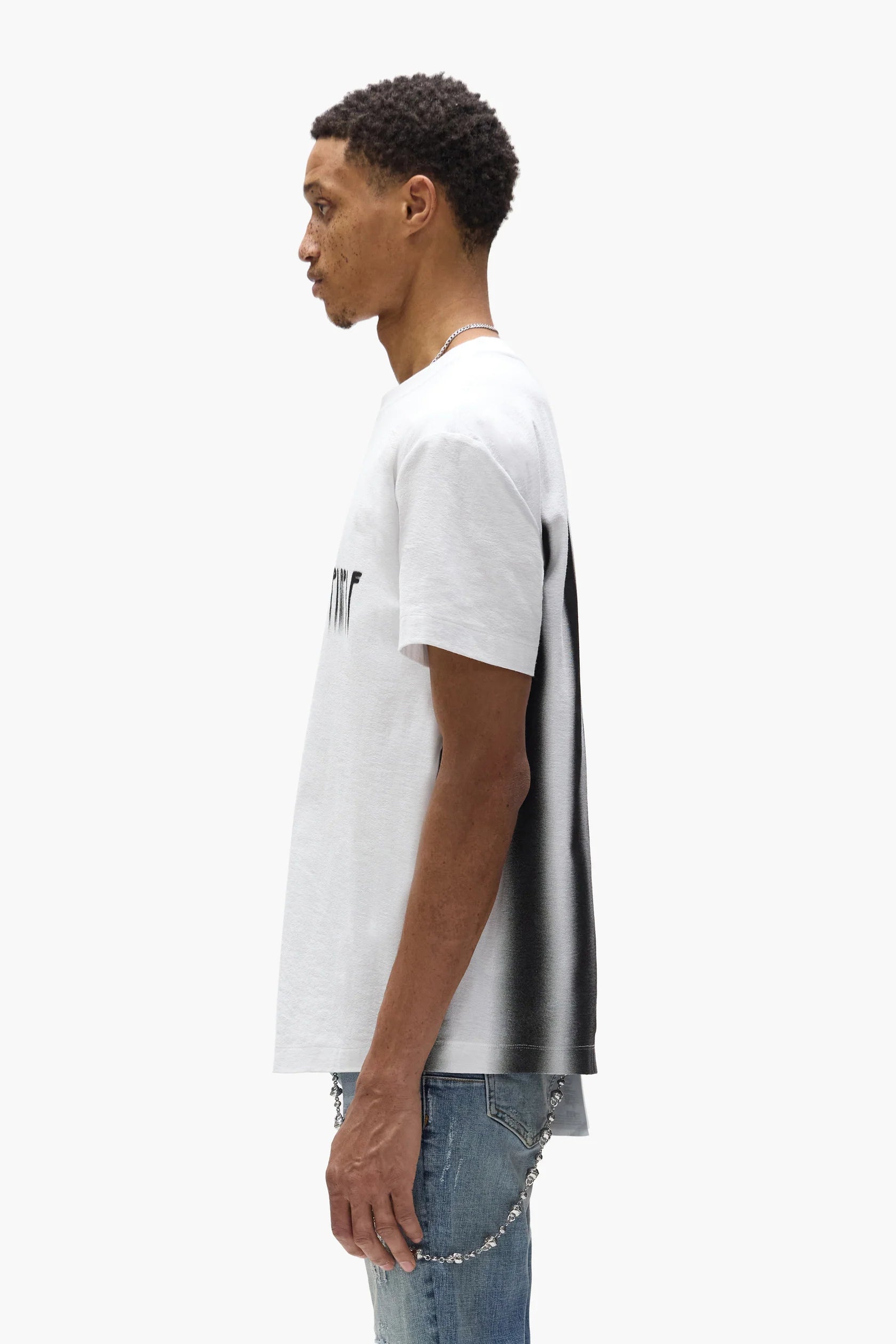 Purple Brand Blurred Tee - White - P104-TBWB325 Purple Brand