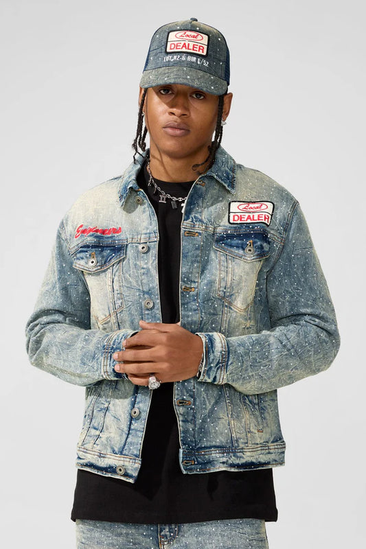Jordan Craig - Local Dealer Trucker Jacket W Rhinestones - Desert