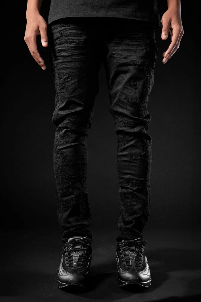 Jordan Craig Sean - Slim Taper Fit - Rockaway Denim - Jet Black Jordan Craig