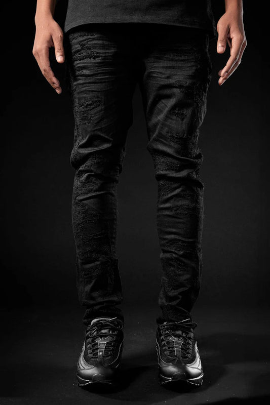 Jordan Craig Sean - Slim Taper Fit - Rockaway Denim - Jet Black Jordan Craig