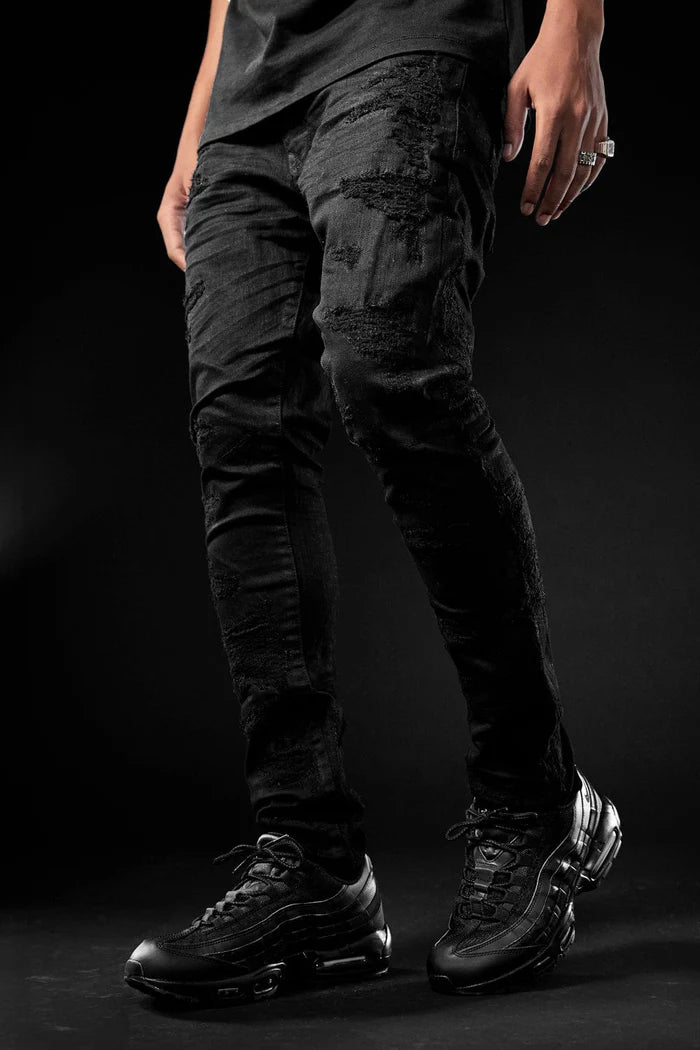 Jordan Craig Sean - Slim Taper Fit - Rockaway Denim - Jet Black Jordan Craig