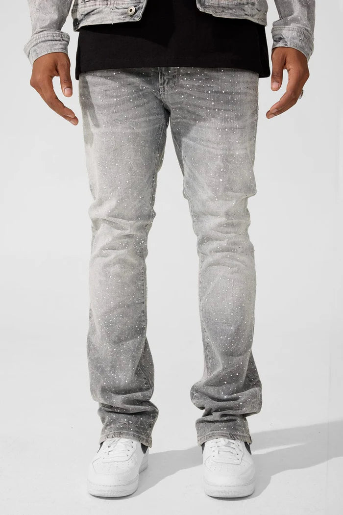 Jordan Craig Martin - Local Dealer Denim W Rhinestones - Cement Wash