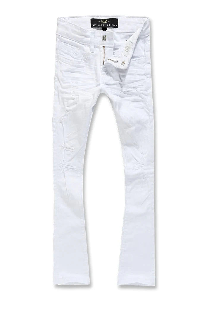 Jordan Craig Stacked Tribeca Twill Pants - White Jordan Craig