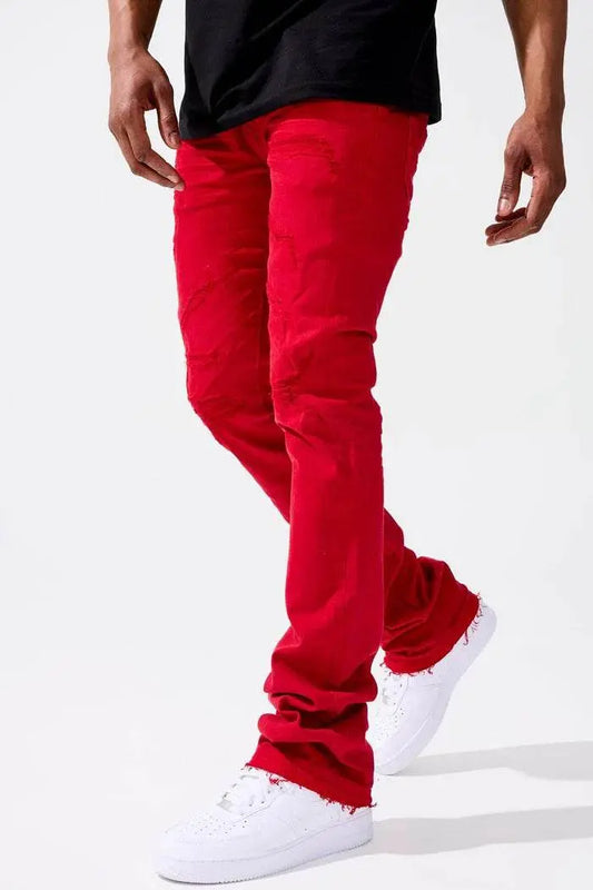 Jordan Craig Martin Stacked - Tribeca Twill Pants - Red - BLVD