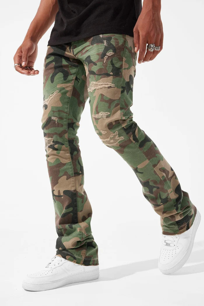 Jordan Craig Martin Stacked - Tribeca Twill Pants (Vintage Camo) Jordan Craig