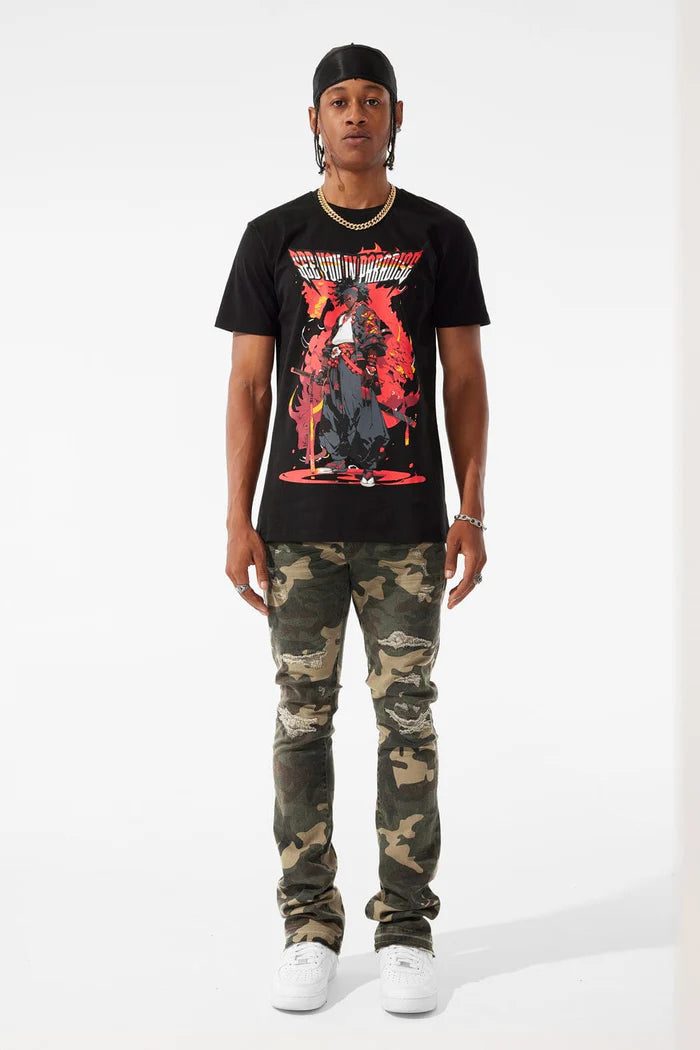 Jordan Craig Martin Stacked - Tribeca Twill Pants (Woodland) Jordan Craig