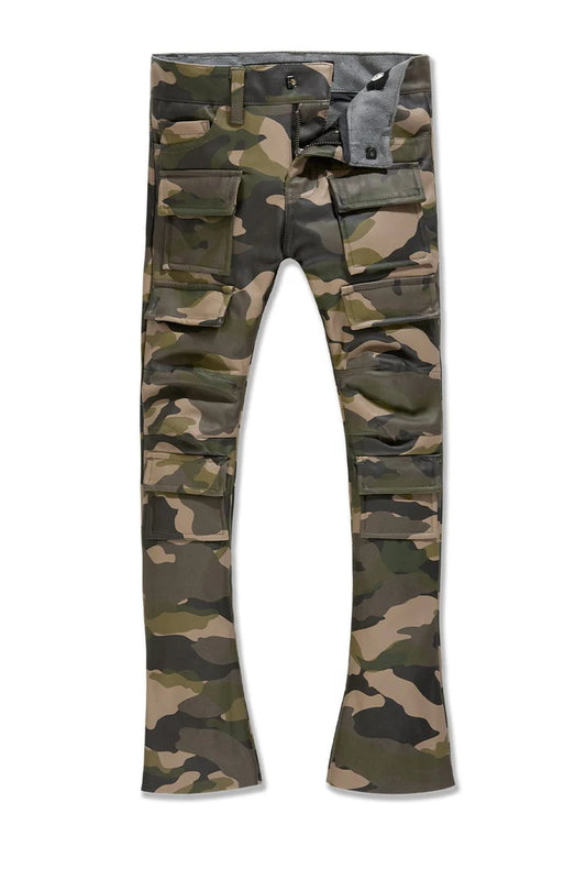 Jordan Craig Ross Stacked - Thriller Camo Cargo Pants - Vintage Camo