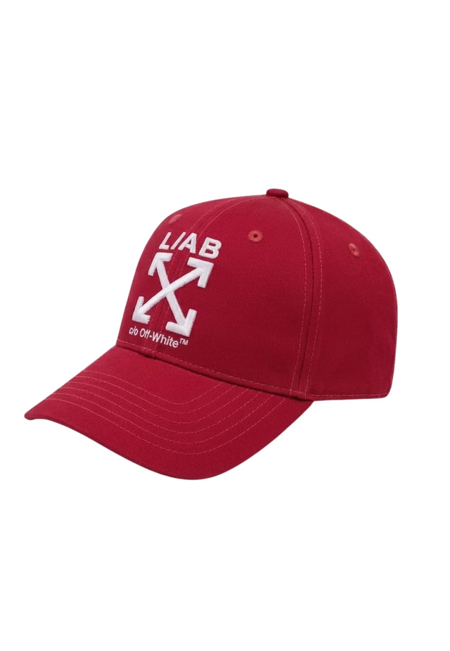 L/AB c/o Off-White™ -  Clamp Arrows Curved Strapback Cap Hat