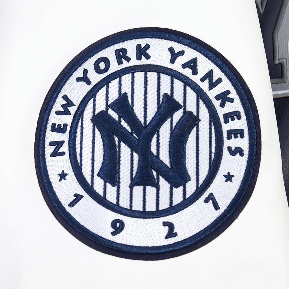 Pro Standard - Mlb New York Yankees Best Of Men's Leather Varsity Jacket - Navy