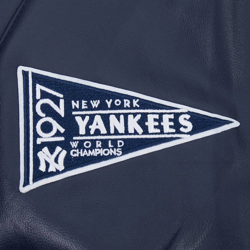 Pro Standard - Mlb New York Yankees Best Of Men's Leather Varsity Jacket - Navy