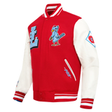 Pro Standard - MLB St. Louis Cardinals Best Of Men's Rib Wool Varsity Jacket - Red / White Pro Standard