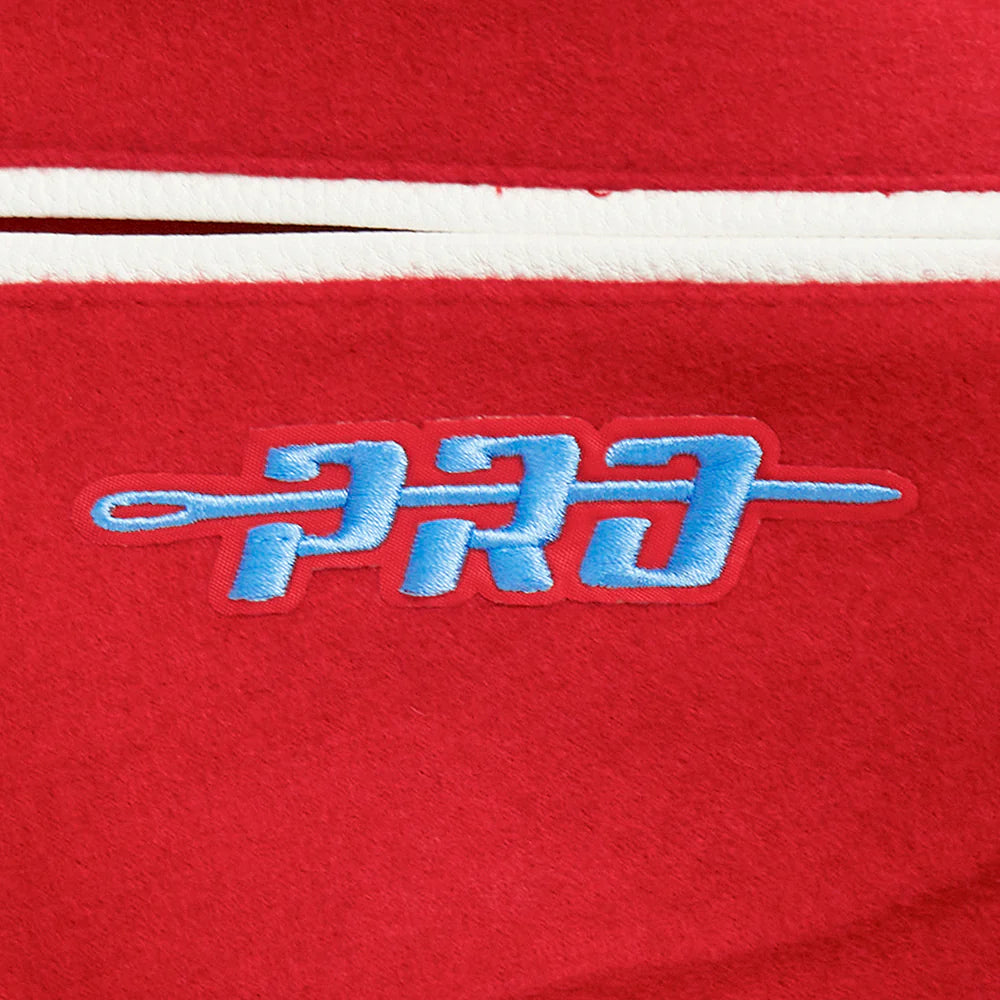 Pro Standard - MLB St. Louis Cardinals Best Of Men's Rib Wool Varsity Jacket - Red / White Pro Standard