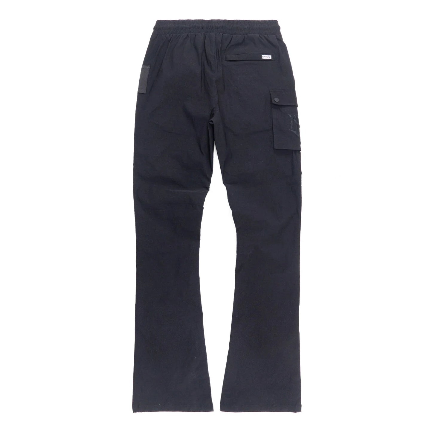 Makobi - Nylon Pants M1634 Adorni Stacked - Black
