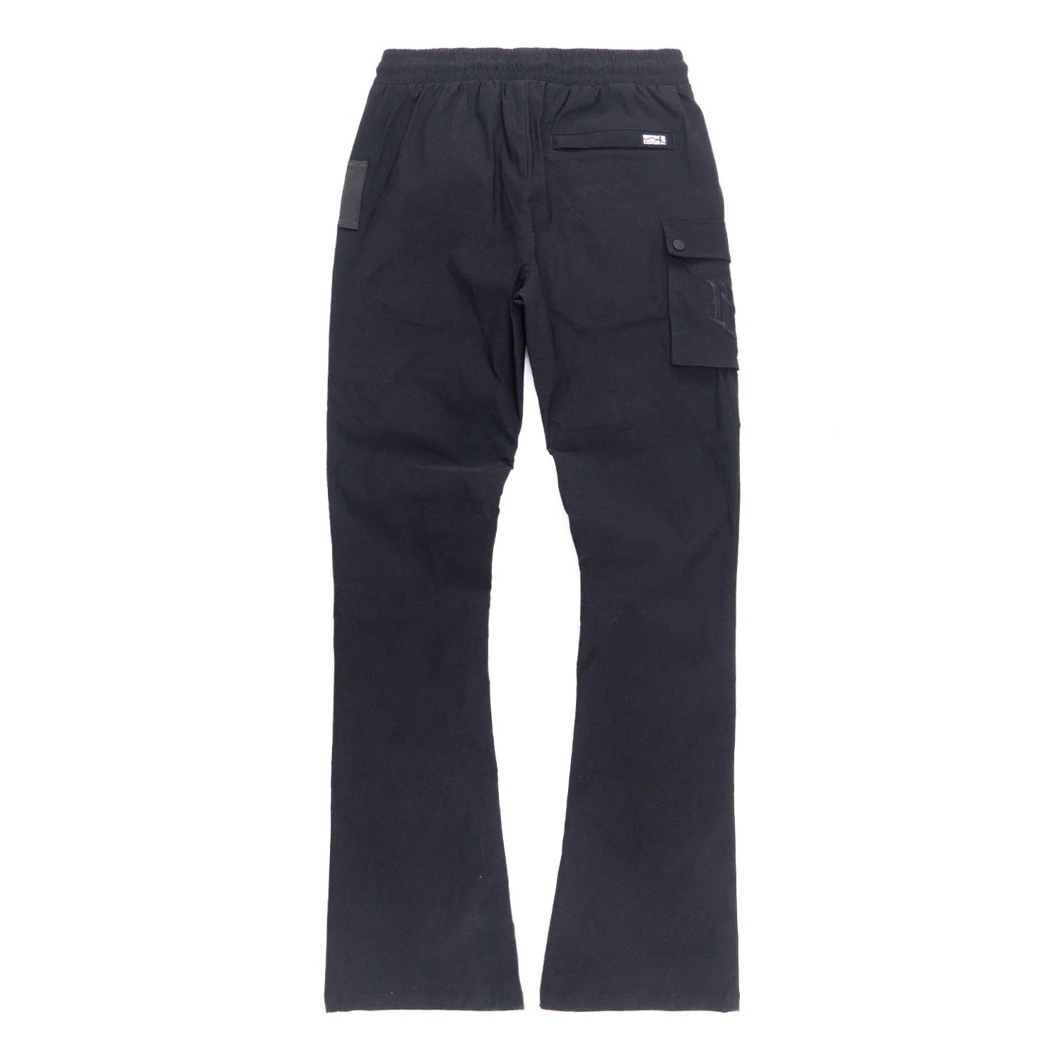 Makobi - Nylon Pants M1634 Adorni Stacked - Black