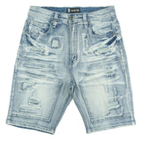 Makobi - Denim Shorts  M904 Prego Jorts - Light Wash
