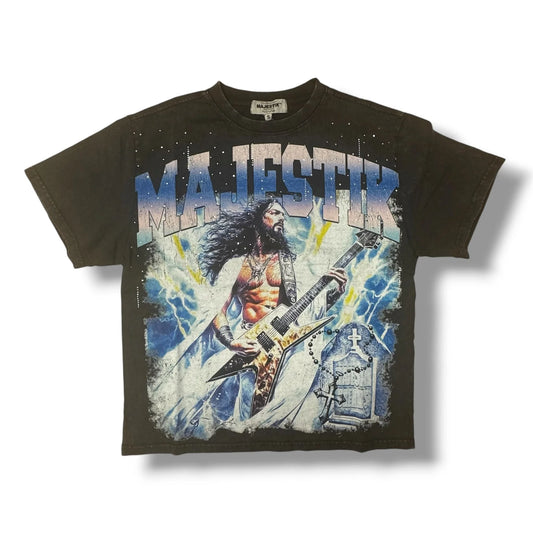 Majestik - Instrument Graphic Tee - Black Blue