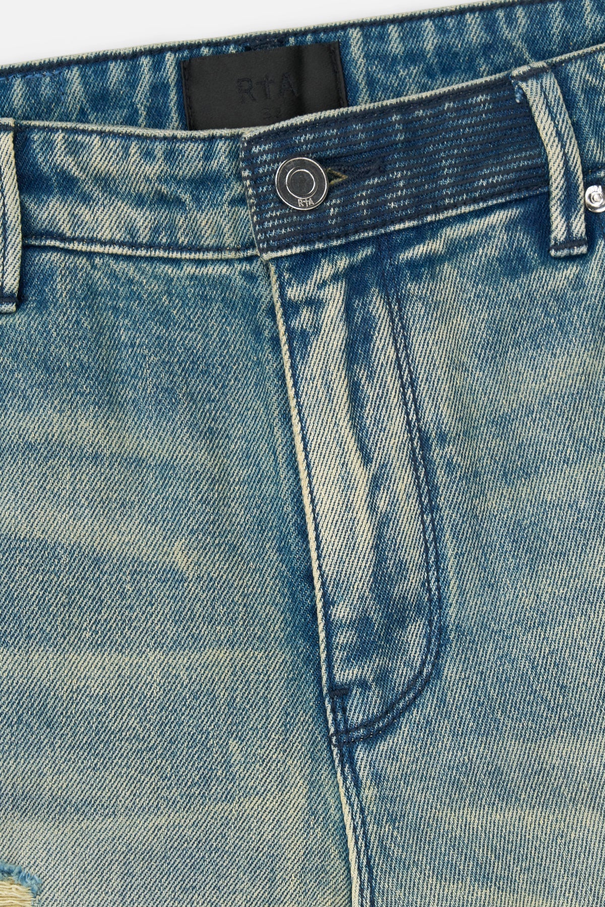 RTA - Bryant Skinny Jean | Ocean Shade Og Patch RTA