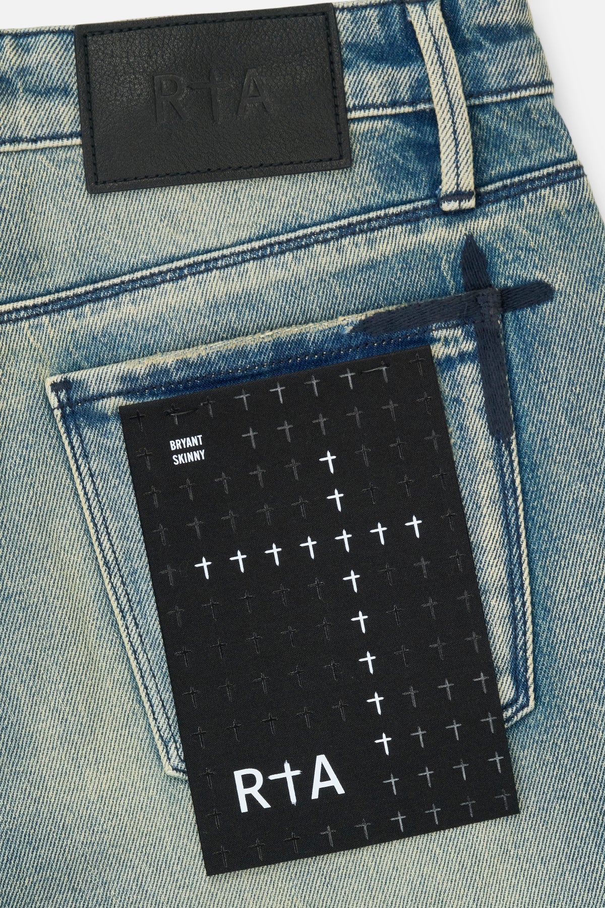 RTA - Bryant Skinny Jean | Ocean Shade Og Patch RTA