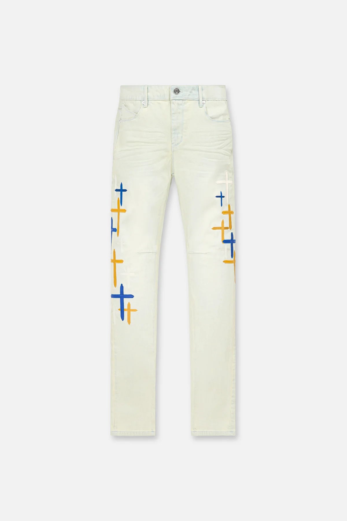 RTA - Bryant Skinny Jean | Stormy Sky Cross Patch RTA