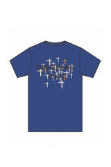 RTA - Liam Short Sleeve Tee | Blue Old English Paradise RTA