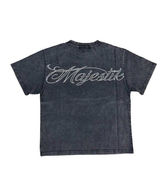 Majestik - Brain Culture Tee - Black Wash