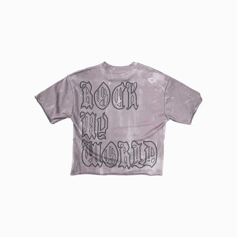 Bkys - Men's Rock My World F-Terry Cropped T-Shirt