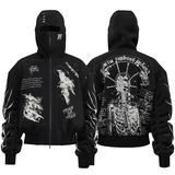 Point Blank - Night Ninja Hoodie & Cargo Sweatpants W Print And Stud - Set POINT BLANK