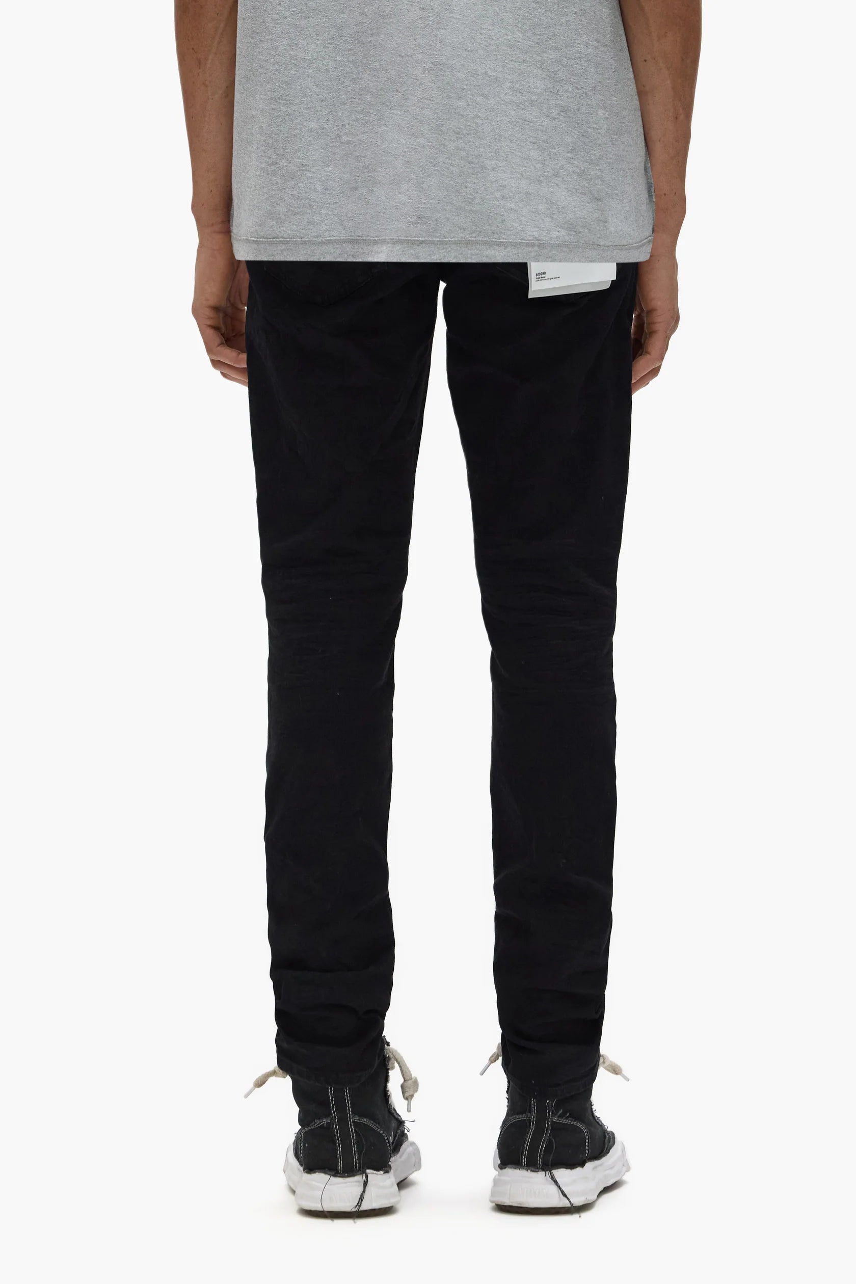 Purple Brand - P002 Rinse Knee Slit - Black - P002-NDBR825 Purple Brand