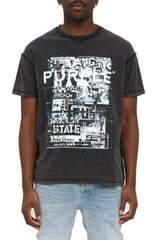 Purple Brand - Approach Tee - Black - P101-TBBS425 Purple Brand