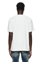 Purple Brand Gothic Wordmark Tee - White - P104-JGBW324 - BLVD