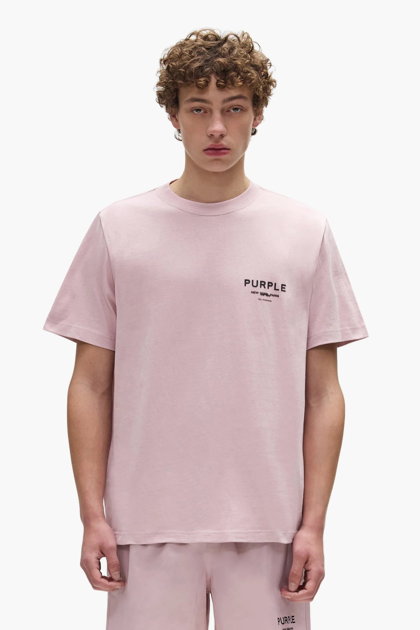 Purple Brand - Showrooms Tee - Pink - P117-HLRS226