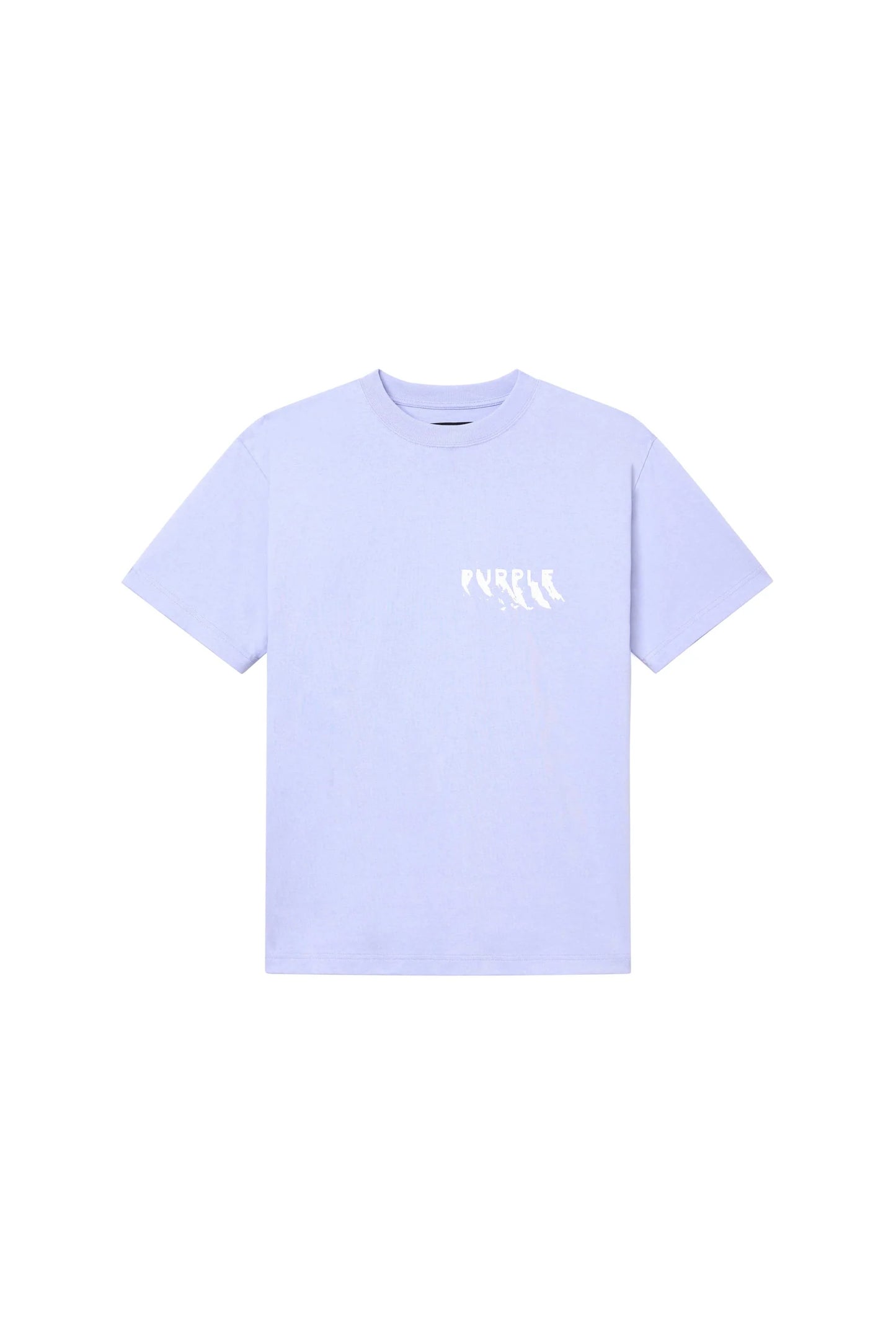 Purple Brand - Painted Wordmark Tee - Lavender - P117-HLSP226