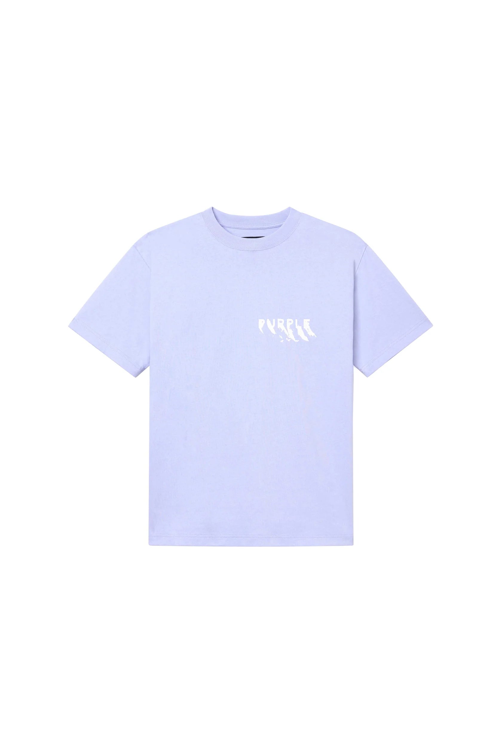Purple Brand - Painted Wordmark Tee - Lavender - P117-HLSP226