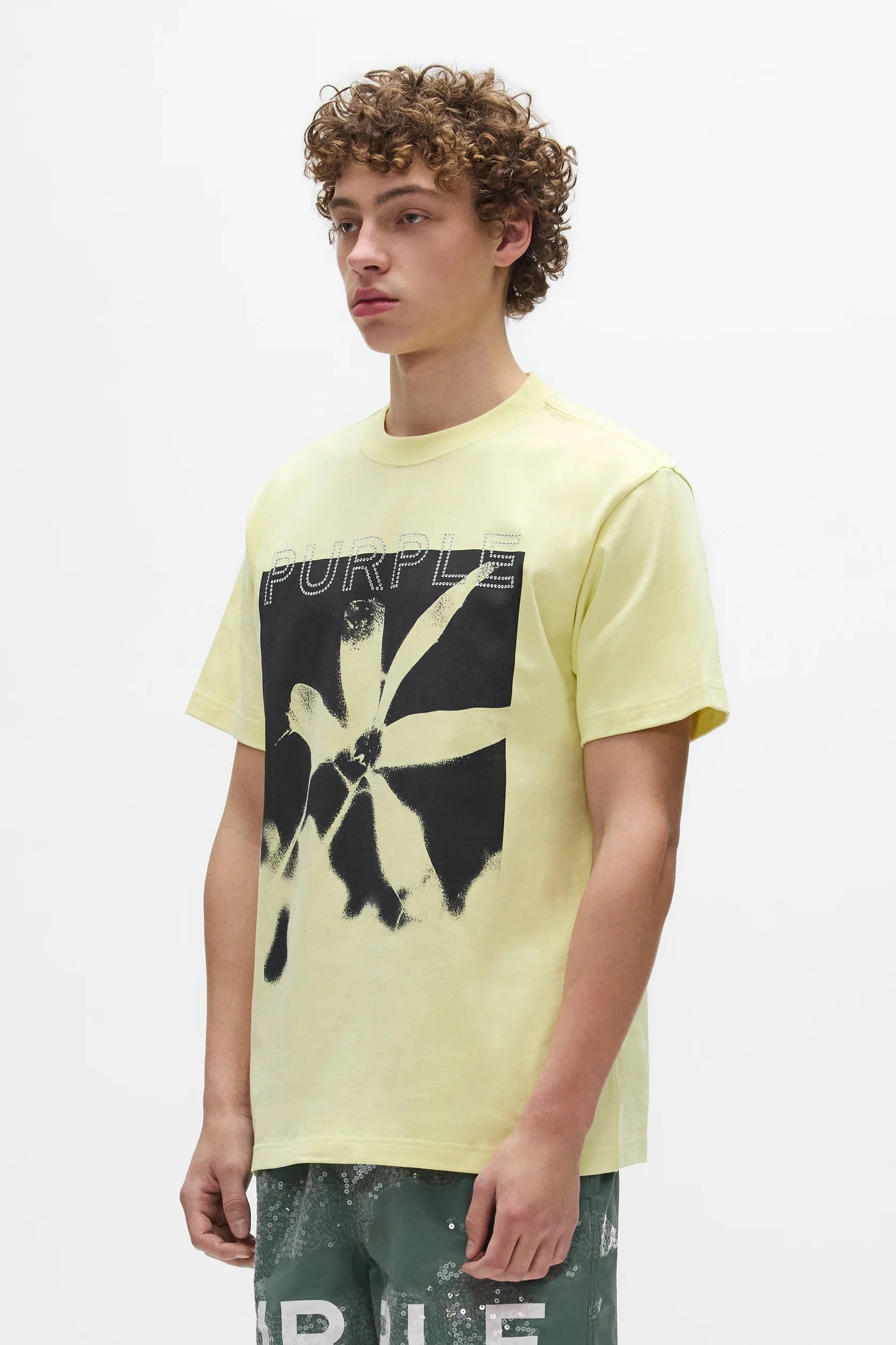 Purple Brand - Crush Tee - Yellow - P117-HYDH226