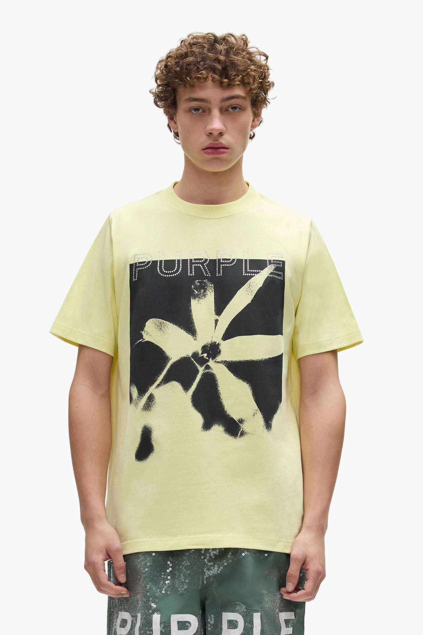 Purple Brand - Crush Tee - Yellow - P117-HYDH226