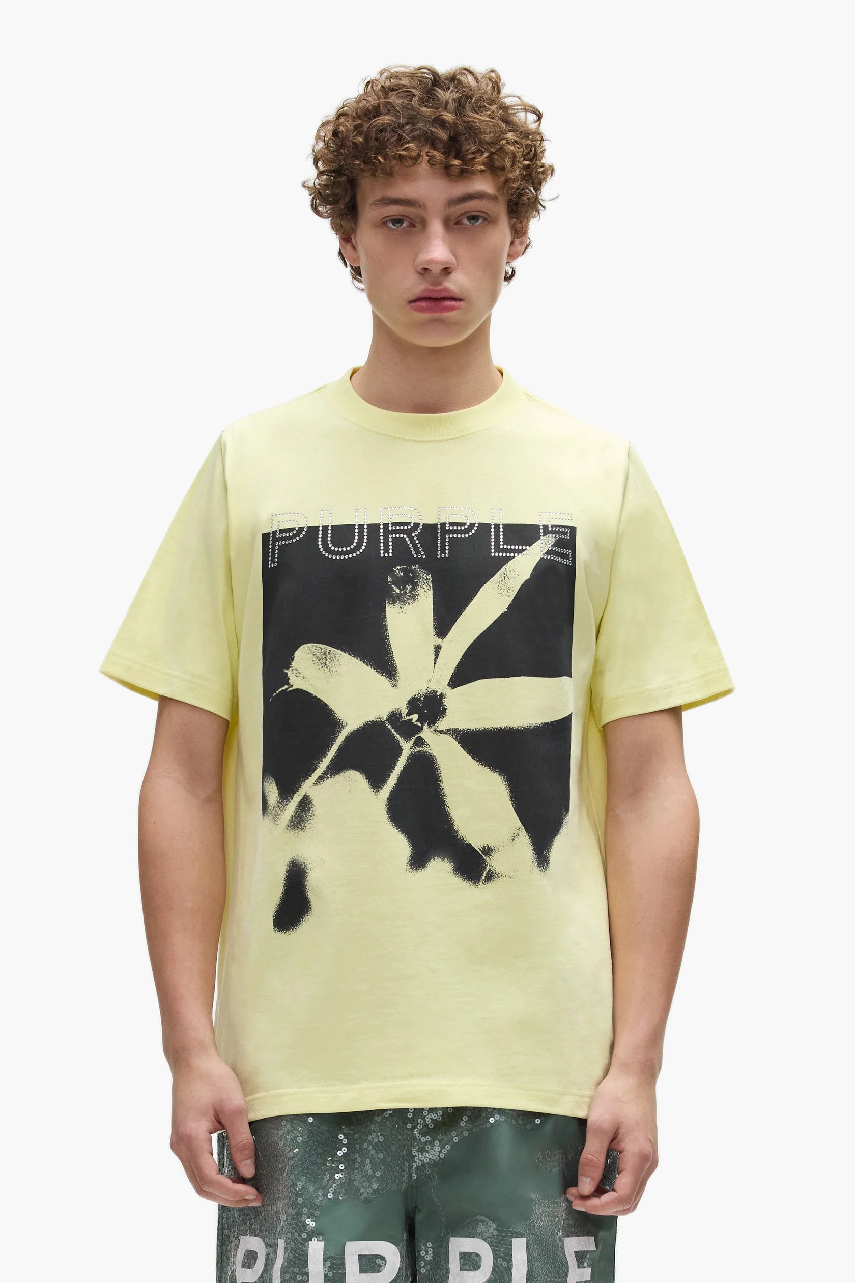 Purple Brand - Crush Tee - Yellow - P117-HYDH226